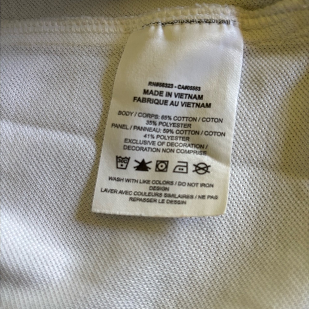 MICHAEL JORDAN EASTSIDE WHITE GOLF POLO CASUAL ATHLEISURE AIR JORDAN SZ S - Picture 9 of 10
